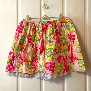 Beautiful floral miniskirt